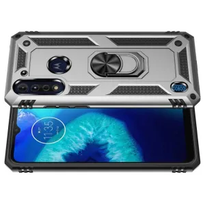 RING Ochranný obal Motorola Moto G8 Power Lite strieborný