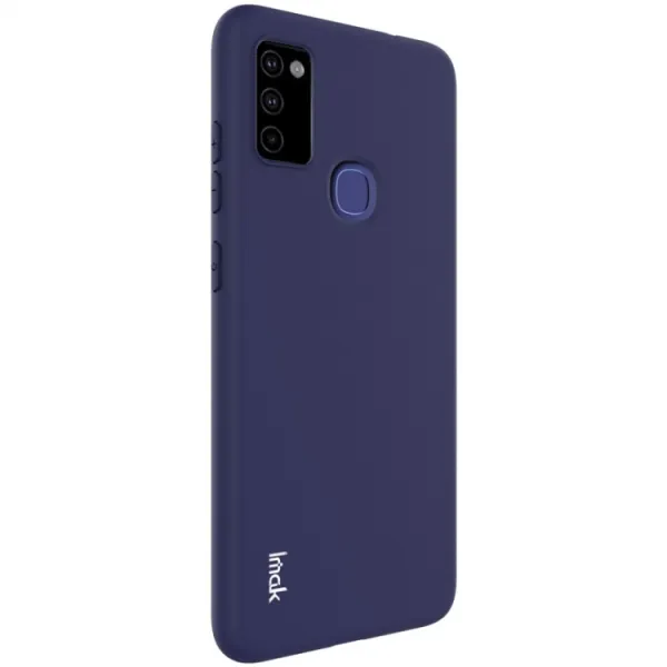 IMAK RUBBER Gumený kryt Samsung Galaxy M51 tmavomodrý