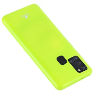 MERCURY JELLY TPU Kryt Samsung Galaxy A21s zelený