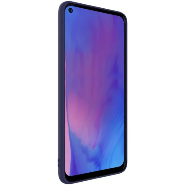 IMAK RUBBER Gumený kryt Samsung Galaxy M51 tmavomodrý