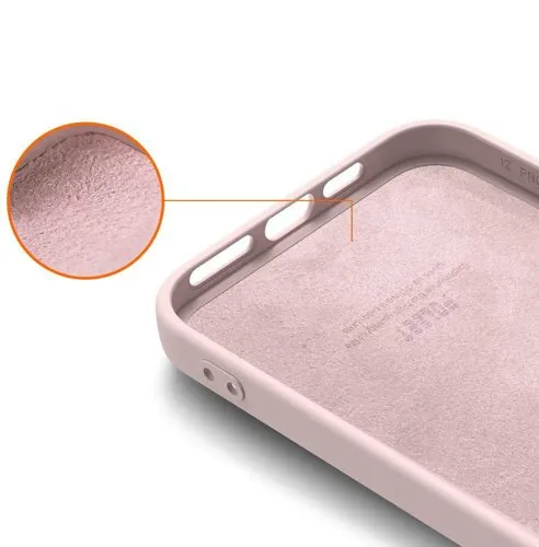 RUBBER Gumený kryt Apple iPhone 12 Pro Max ružový
