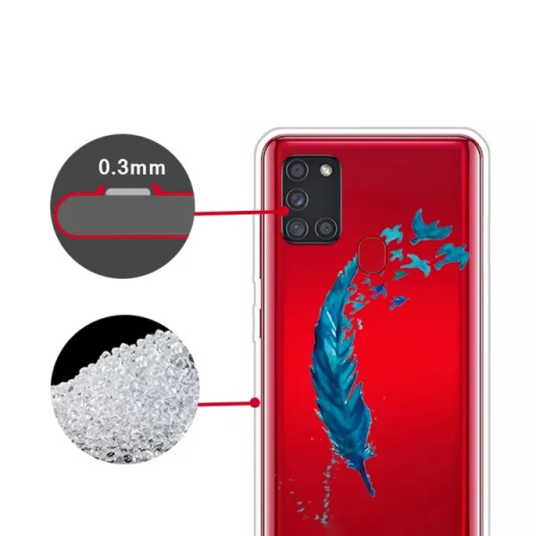ART Silikónový kryt Samsung Galaxy A21s FEATHER