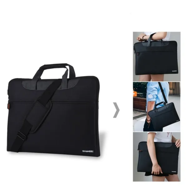 HAWEEL Taška na notebook s uhlopriečkou do 15,6" čierna