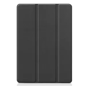 LEATHER Zaklápací obal Apple iPad 10.2 2021 / 2020 / 2019 čierny