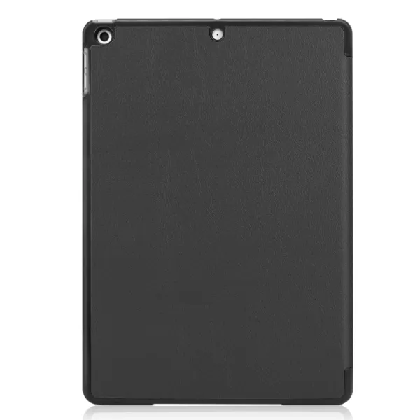 LEATHER Zaklápací obal Apple iPad 10.2 2021 / 2020 / 2019 čierny