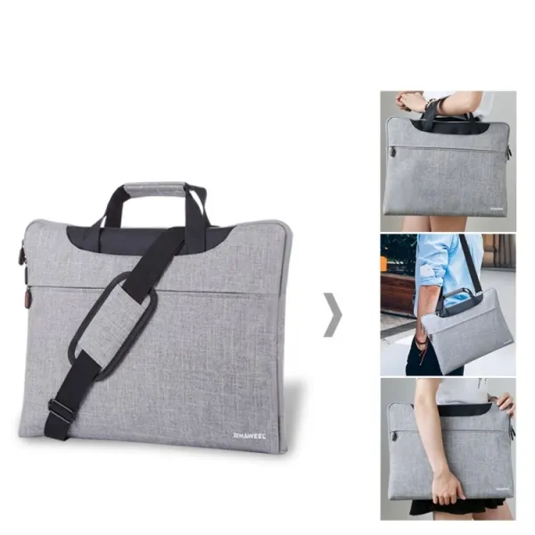 HAWEEL Taška na notebook s uhlopriečkou do 15,6" šedá