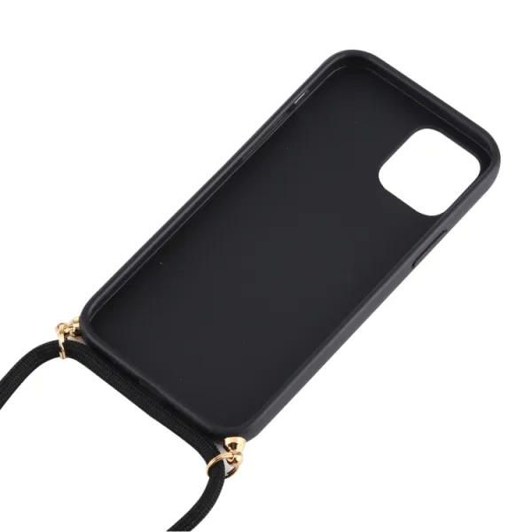 ROPE Kryt so šnúrkou Apple iPhone 12 Pro Max čierny