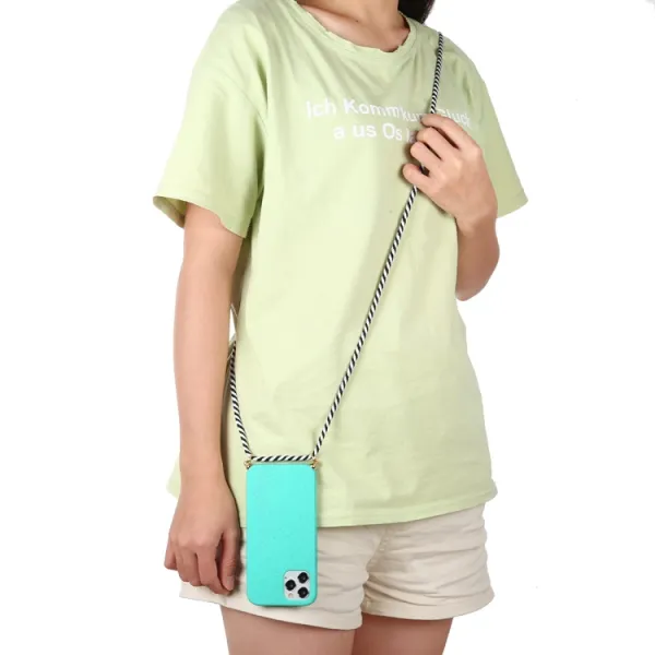 ROPE Kryt so šnúrkou Apple iPhone 12 mini  zelený