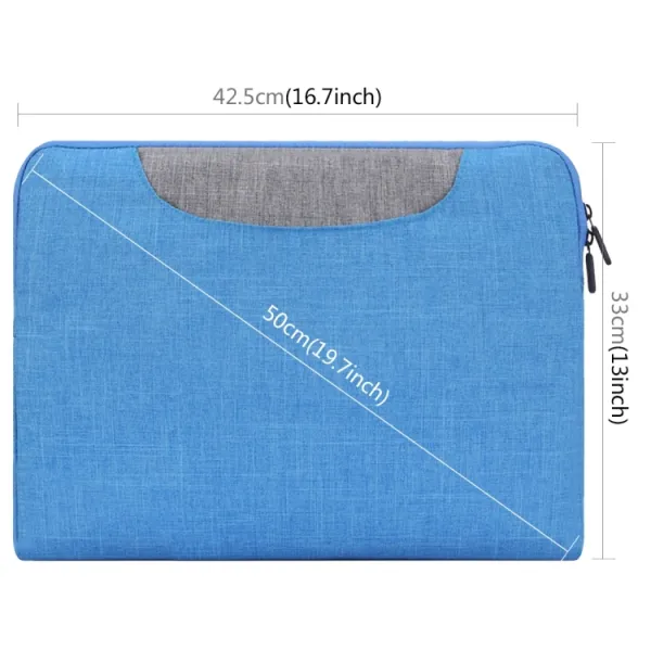 HAWEEL Taška na notebook s uhlopriečkou do 15,6" modrá
