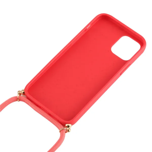 ROPE Kryt so šnúrkou Apple iPhone 12 Pro Max červený