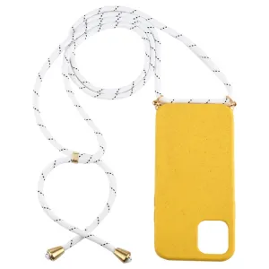 ROPE Kryt so šnúrkou Apple iPhone 12 mini  žltý