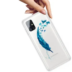 ART Silikónový kryt Samsung Galaxy M51 FEATHER