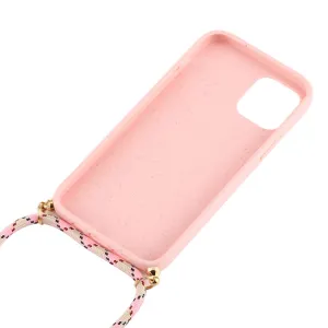 ROPE Kryt so šnúrkou Apple iPhone 12 mini  ružový