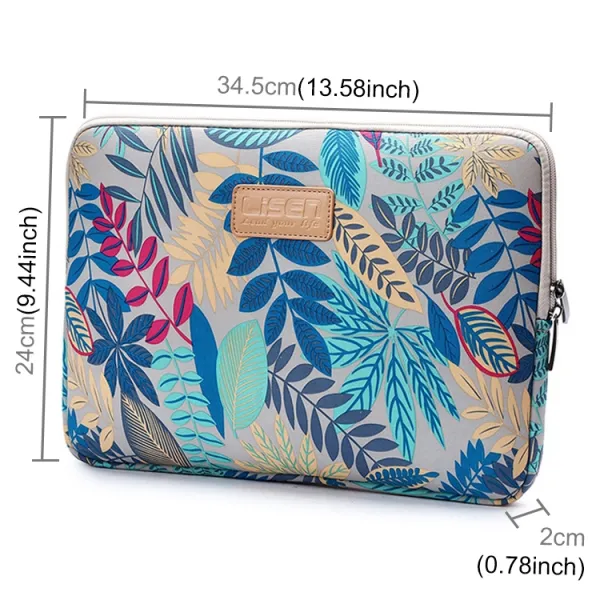 ART Puzdro na notebook s uhlopriečkou 13" LEAF šedé