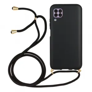 ROPE Kryt so šnúrkou Apple iPhone 12 / 12 Pro  čierny