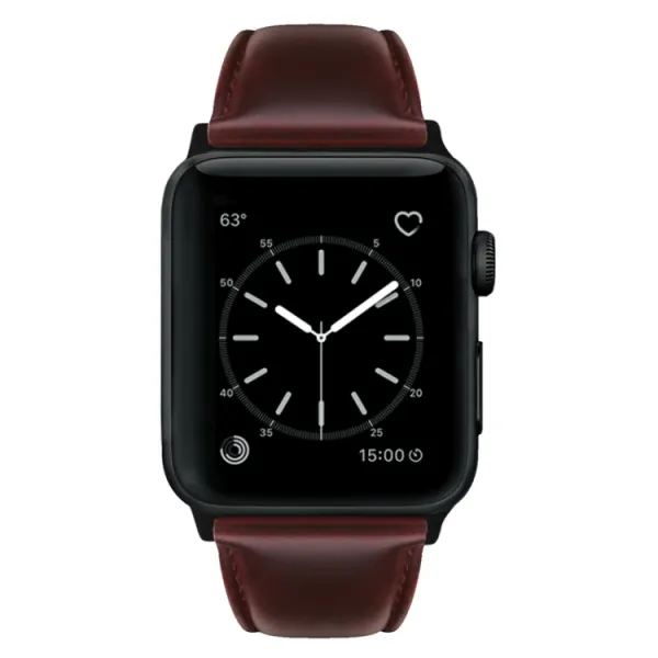 WAX Kožený remienok Apple Watch 9 / 8 / 7 (41mm) / 6 / SE / 5 / 4 (40mm) / 3 / 2 / 1 (38mm) hnedý