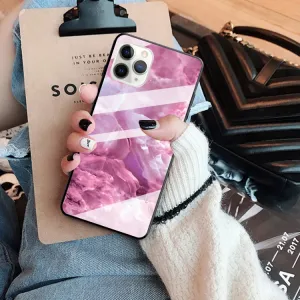 GLASS Ochranný kryt Apple iPhone 11 Pro Max  ružový