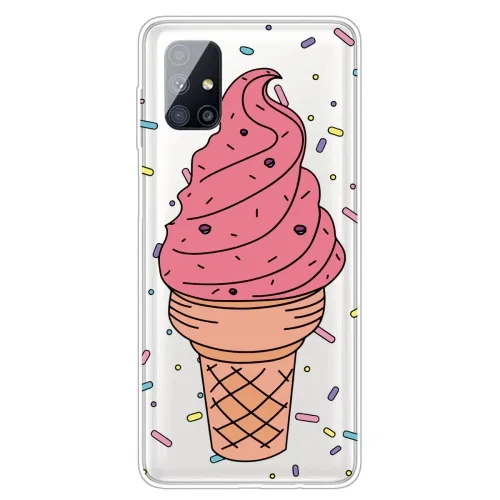 ART Silikónový obal Samsung Galaxy M51 STRAWBERRY ICE CREAM