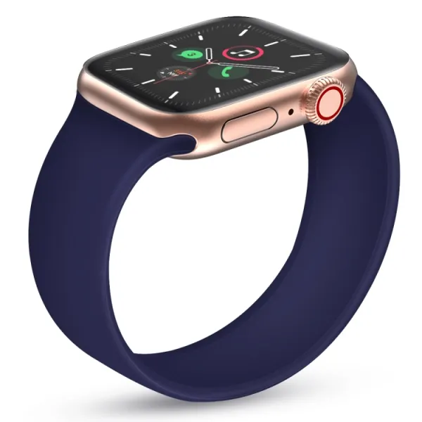 ELASTIC Remienok Apple Watch 9 / 8 / 7 (41mm) / 6 / SE / 5 / 4 (40mm) / 3 / 2 / 1 (38mm) tmavomodrý