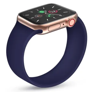 ELASTIC Remienok Apple Watch 9 / 8 / 7 (41mm) / 6 / SE / 5 / 4 (40mm) / 3 / 2 / 1 (38mm) tmavomodrý