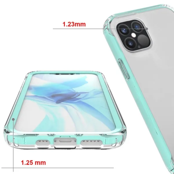 DUAL  Odolné puzdro s fóliou Apple iPhone 12 Pro Max modré