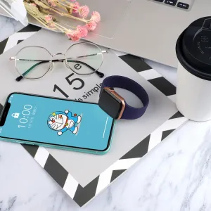 ELASTIC Remienok Apple Watch 9 / 8 / 7 (41mm) / 6 / SE / 5 / 4 (40mm) / 3 / 2 / 1 (38mm) tmavomodrý