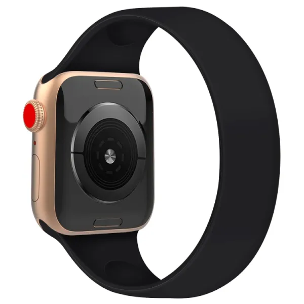 ELASTIC Remienok Apple Watch 9 / 8 / 7 (41mm) / 6 / SE / 5 / 4 (40mm) / 3 / 2 / 1 (38mm) čierny