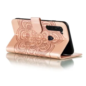 ART Peňaženkový kryt Motorola Moto G Stylus LOTUS ružový
