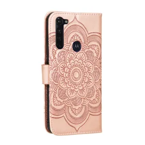 ART Peňaženkový kryt Motorola Moto G Stylus LOTUS ružový