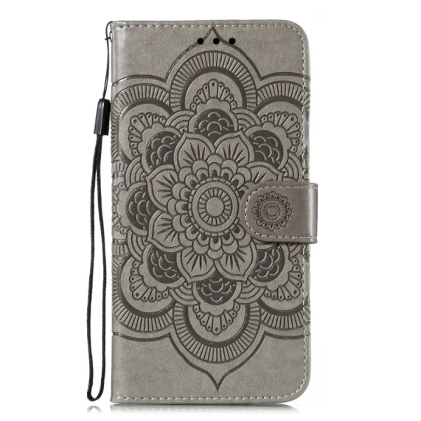 ART Peňaženkový kryt Motorola Moto G Stylus LOTUS šedý
