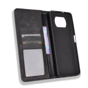 BUSINESS Peňaženkové puzdro Xiaomi Poco X3 NFC / X3 Pro čierne