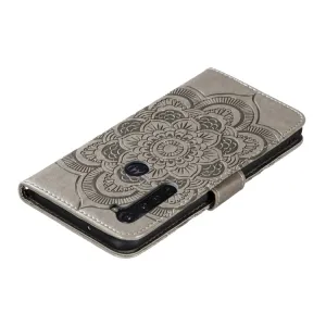 ART Peňaženkový kryt Motorola Moto G Stylus LOTUS šedý