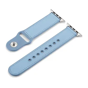 LEATHER Apple Watch 9 / 8 / 7 (41mm) / 6 / SE / 5 / 4 (40mm) / 3 / 2 / 1 (38mm) modrý