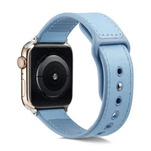 LEATHER Apple Watch 9 / 8 / 7 (41mm) / 6 / SE / 5 / 4 (40mm) / 3 / 2 / 1 (38mm) modrý