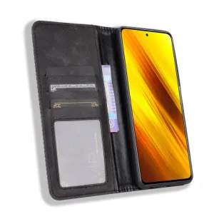 BUSINESS Peňaženkové puzdro Xiaomi Poco X3 NFC / X3 Pro čierne