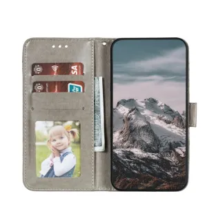 ART Peňaženkový kryt Motorola Moto G Stylus LOTUS šedý
