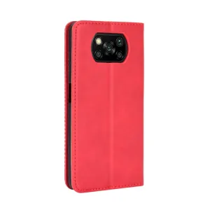 BUSINESS Peňaženkové puzdro Xiaomi Poco X3 NFC / X3 Pro červené