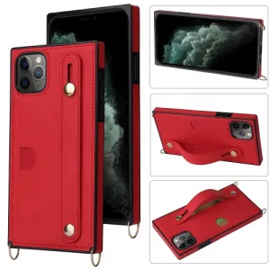 STRAP Kryt s remienkom Apple iPhone 11 Pro Strap červený