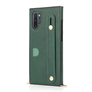 STRAP Kryt s remienkom Samsung Galaxy Note 10 Plus zelený