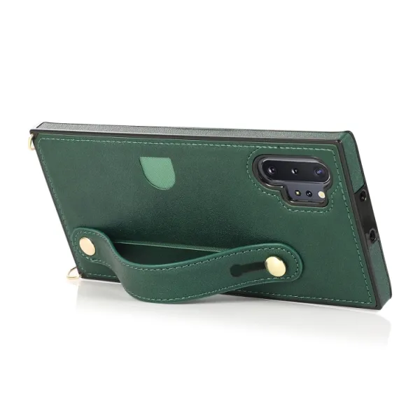 STRAP Kryt s remienkom Samsung Galaxy Note 10 Plus zelený