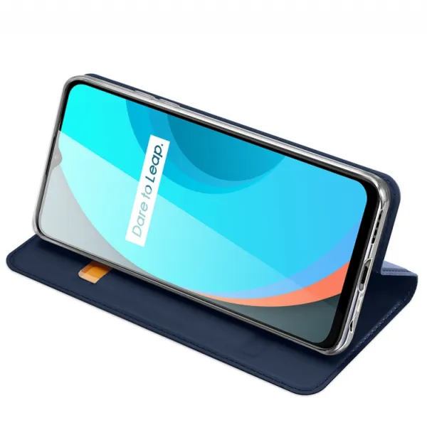 DUX Peňaženkový kryt Realme C11 modrý
