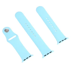 RUBBER Remienok Apple Watch Ultra 1 / 2 / 3 (49mm) / 9 / 8 / 7 (45mm) / 6 / SE / 5 / 4 (44mm) / 3 / 2 / 1 (42mm) modrý