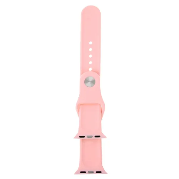 RUBBER Remienok Apple Watch Ultra 1 / 2 / 3 (49mm) / 9 / 8 / 7 (45mm) / 6 / SE / 5 / 4 (44mm) / 3 / 2 / 1 (42mm) ružový