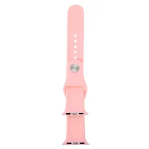 RUBBER Remienok Apple Watch Ultra 1 / 2 / 3 (49mm) / 9 / 8 / 7 (45mm) / 6 / SE / 5 / 4 (44mm) / 3 / 2 / 1 (42mm) ružový