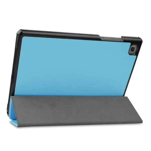 LEATHER Zaklápací obal Samsung Galaxy Tab A7 10.4 (T500 / T505) svetlomodrý