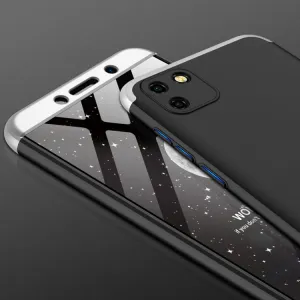 360° Ochranný kryt Huawei Y5p čierny-strieborný