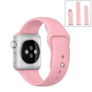 RUBBER Remienok Apple Watch Ultra 1 / 2 / 3 (49mm) / 9 / 8 / 7 (45mm) / 6 / SE / 5 / 4 (44mm) / 3 / 2 / 1 (42mm) ružový