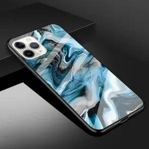 GLASS Ochranný kryt Apple iPhone 11 Pro Max modrý-čierny