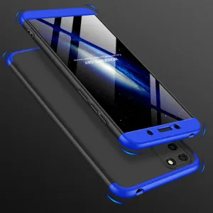 360° Ochranný kryt Huawei Y5p čierny-modrý