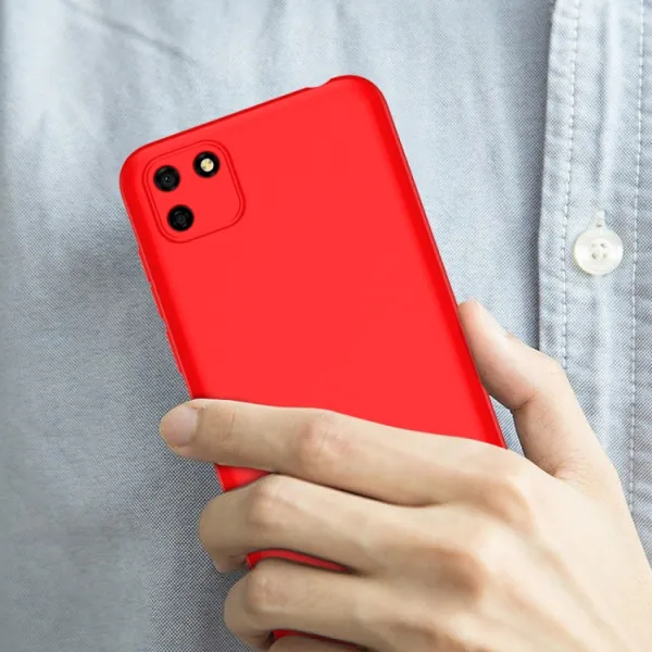 360° Ochranný kryt Huawei Y5p červený
